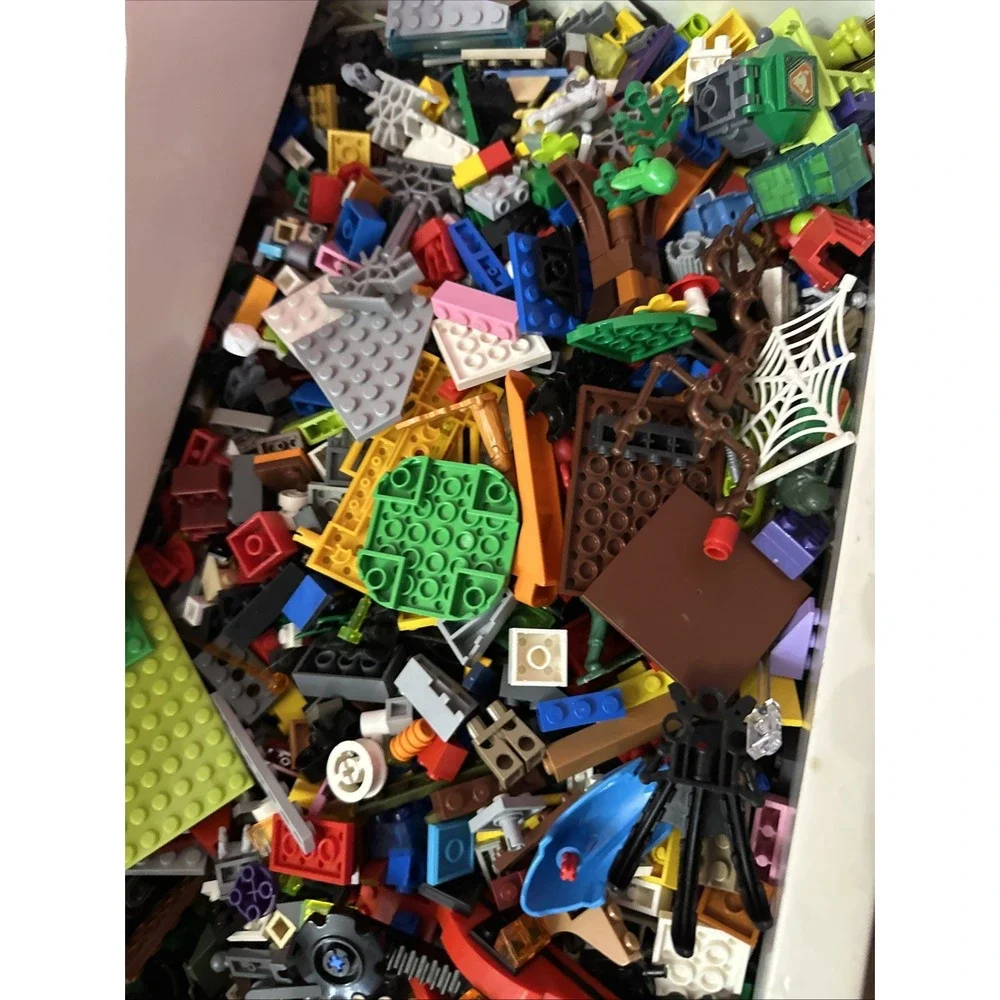 LEGO 5 lbs Pounds Random Parts Pieces Building Plates Blocks Bulk Lot Not Washed